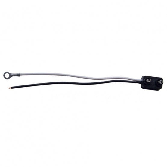 2 Wire Pigtail With 2 Prong Plug - 6" Lead (Retail)