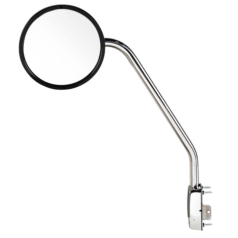 Chrome Hood Mirror For 2013-2021 Kenworth T680 - Driver