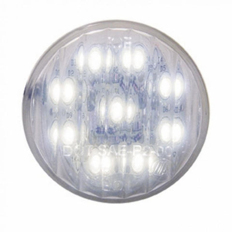 9 LED 2" Auxiliary/Utility Light - White LED/Clear Lens