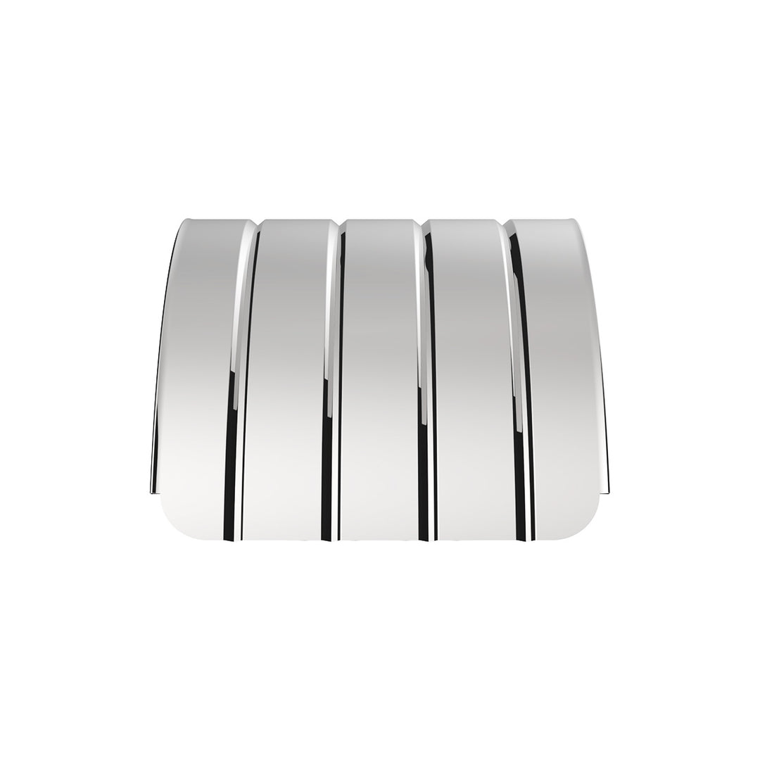 126" 430 Stainless Steel (18ga) Beaded Edge Ribbed Full Fender  54" Spread - SR Series (Pair)