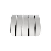 126" 430 Stainless Steel (18ga) Beaded Edge Ribbed Full Fender  54" Spread - SR Series (Pair)