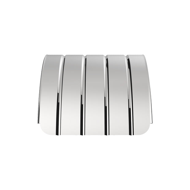 126" 430 Stainless Steel (18ga) Beaded Edge Ribbed Full Fender  54" Spread - SR Series (Pair)