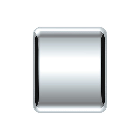 Chrome Plastic A/C & Heater Slider Control Knob For Kenworth/Freightliner - Plain (Card Of 3)