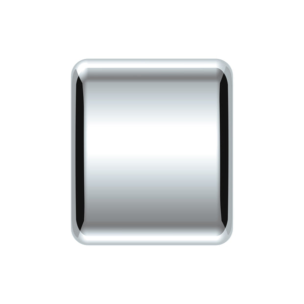 Chrome Plastic A/C & Heater Slider Control Knob For Kenworth/Freightliner - Plain (Card Of 3)