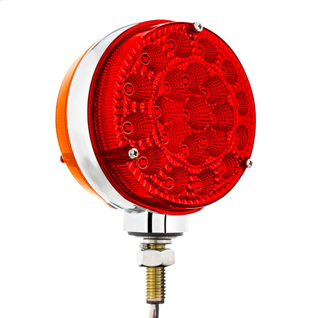 42 LED Reflector Double Face Competition Series Turn Signal Light-Amber & Red LED/Lens