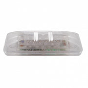 12 LED Rectangular Auxiliary/Utility Light - White LED/Clear Lens