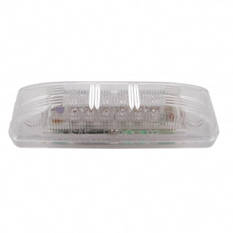 12 LED Rectangular Auxiliary/Utility Light - White LED/Clear Lens