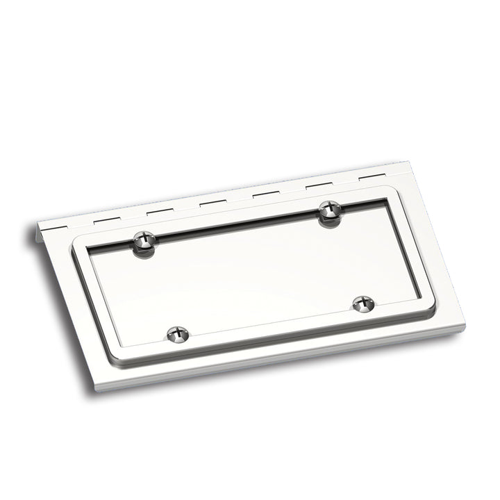 Stainless Single License Plate / Swing Plate For Peterbilt &amp; Kenworth Models