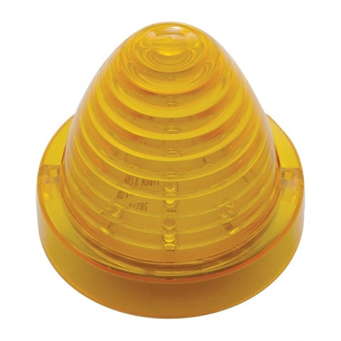 13 LED Beehive Truck-Lite Style Cab Light - Amber LED/Amber Lens