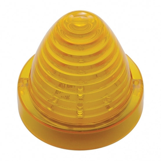 13 LED Beehive Truck-Lite Style Cab Light - Amber LED/Amber Lens