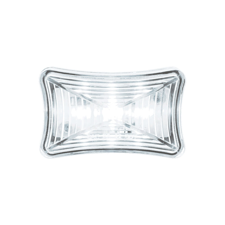 3 LED Rectangular Auxiliary Light-White LED/Clear Lens