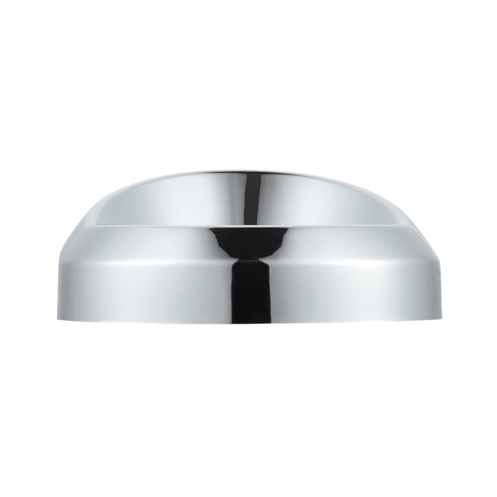 Chrome Plastic Small Gauge Bezel With Visor United Pacific 20551