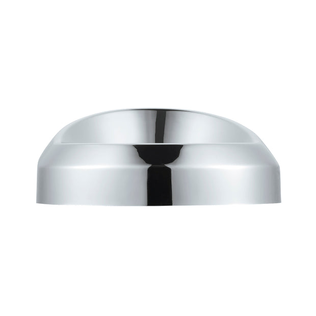 Chrome Plastic Small Gauge Bezel With Visor