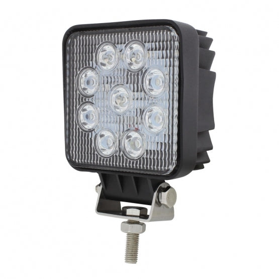 9 High Power LED Square Work Light - Flood