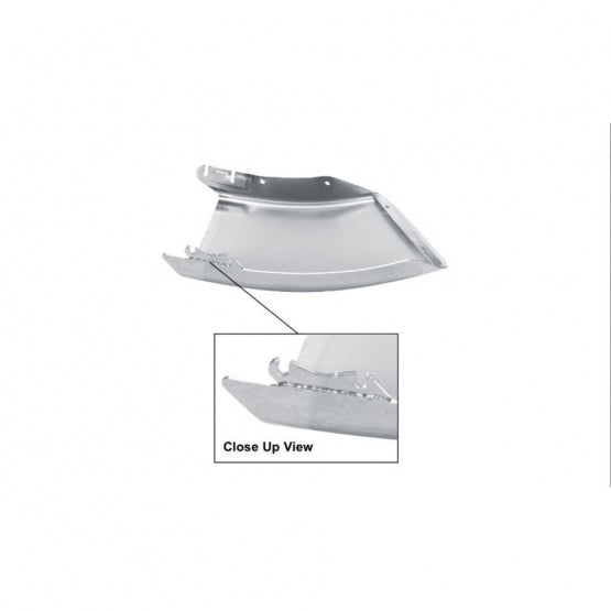 24.8" Chrome Bumper End For Freightliner M2-106 - Driver