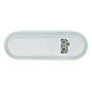 22 LED 6" Oval GloLight With Divider Bar Inner Design (Stop, Turn & Tail) - Red LED/Red Insert (Card)