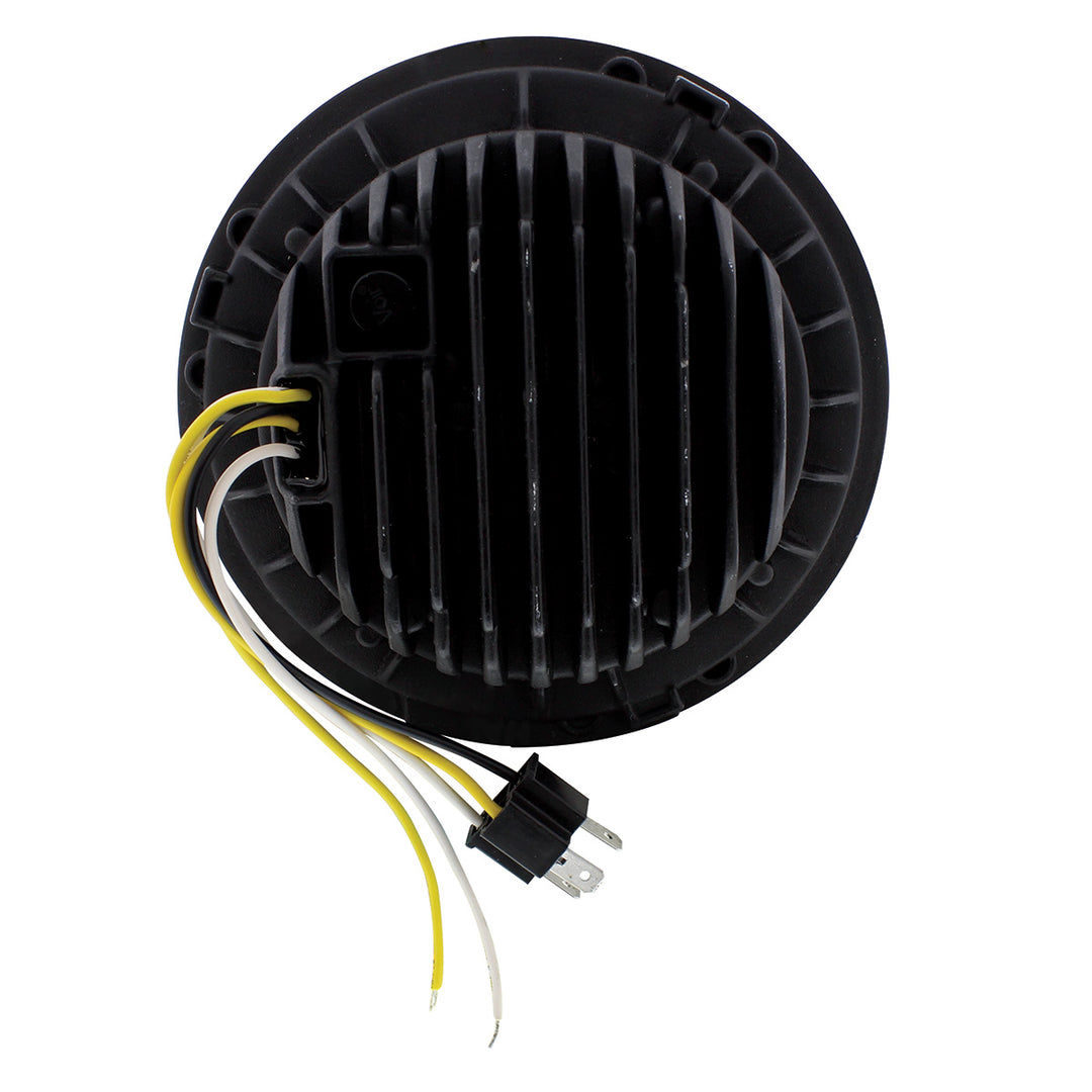 ULTRALIT - High Power LED 7" Projection Headlight With Dual Color LED Position Halo Ring