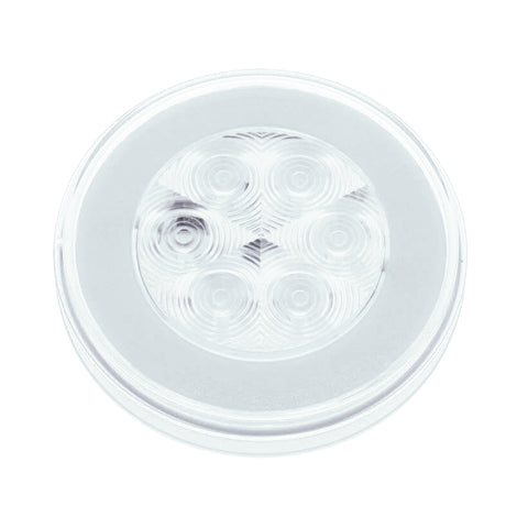 21 LED 4" GloLight (Turn Signal) - Amber LED/Clear Lens