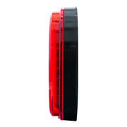 24 LED 4" Round Mirage Light (Stop, Turn & Tail) - Red LED/Red Lens