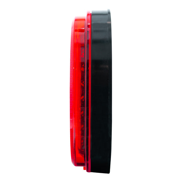 24 LED 4" Round Mirage Light (Stop, Turn & Tail) - Red LED/Red Lens