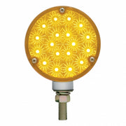 36 LED Reflector Double Face Turn Signal Light - Amber & Red LED/Amber & Red Lens