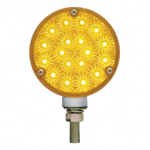 36 LED Reflector Double Face Turn Signal Light - Amber & Red LED/Amber & Red Lens