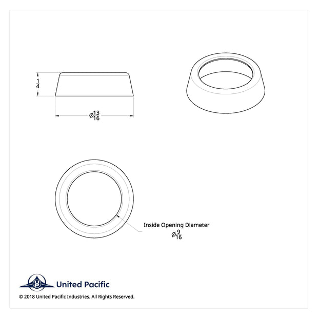 Chrome Plastic Toggle Switch Nut Cover For Peterbilt (Card Of 6)