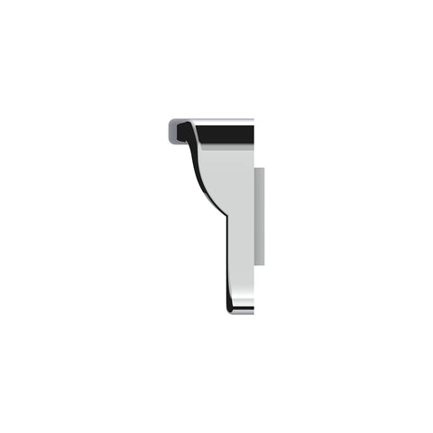 Chrome Plastic Toggle Switch Label Cover With Visor For 2002+ Peterbilt (Card Of 6)