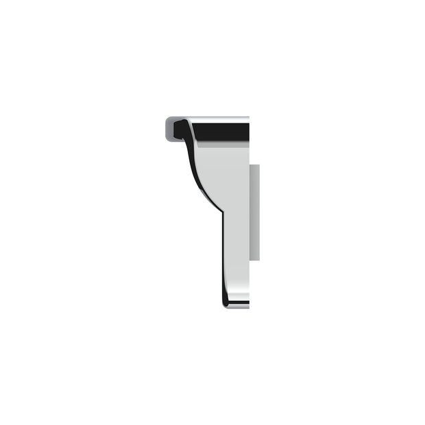 Chrome Plastic Toggle Switch Label Cover With Visor For 2002+ Peterbilt (Card Of 6)