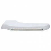 14 Amber LED Front Fender Cover For Peterbilt 388 (2008-2015) & 389 (2008-2023)-Chrome Lens - Driver