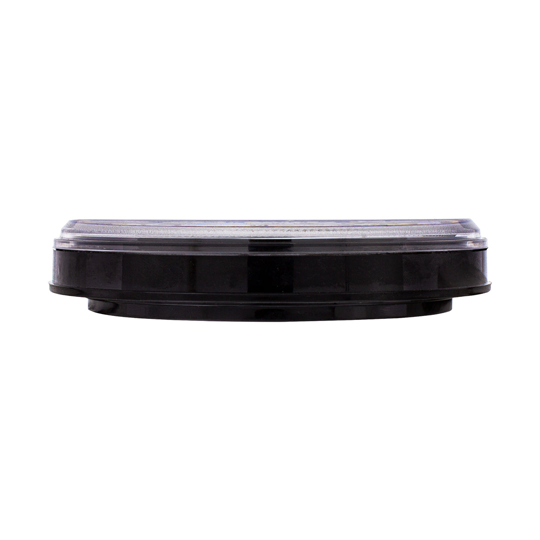 13 LED 4" Round Abyss Light (Turn Signal) - Amber LED/Clear Lens
