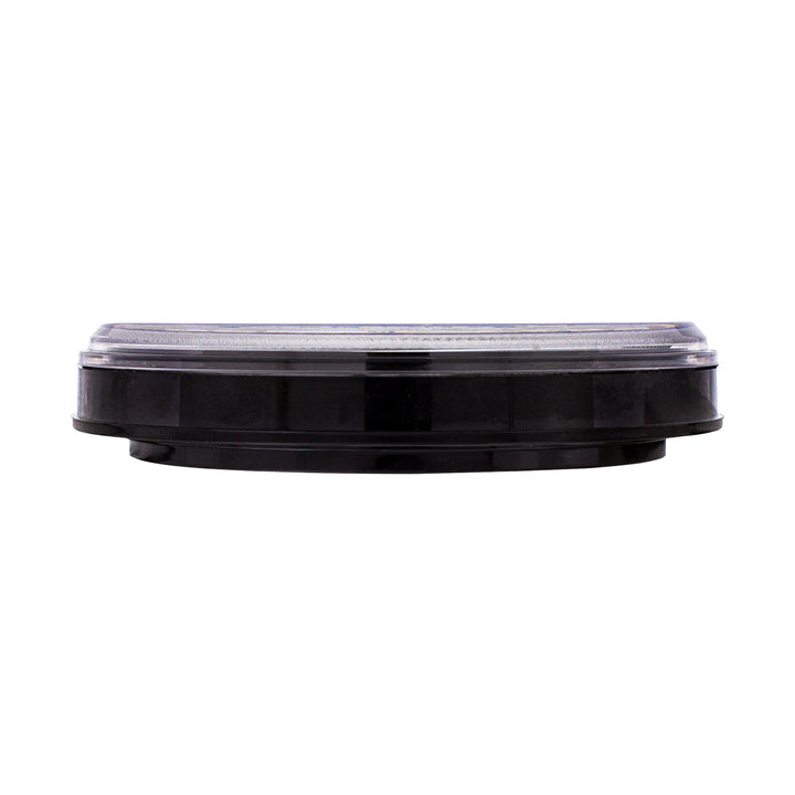 13 LED 4" Round Abyss Light (Turn Signal) - Amber LED/Clear Lens