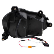 Black 10 LED Headlight For 2013-2021 Kenworth T680 - Passenger Side