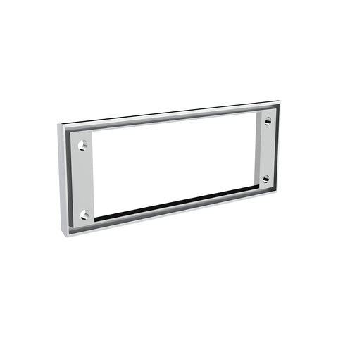 Chrome Plastic A/C Control Dash Panel Bezel For Kenworth W900 (1990-2005) & T800 (1986-2005)