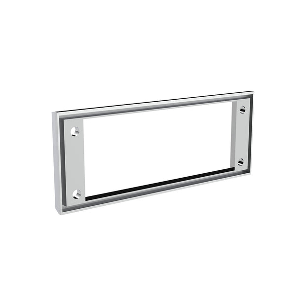 Chrome Plastic A/C Control Dash Panel Bezel For Kenworth W900 (1990-2005) & T800 (1986-2005)