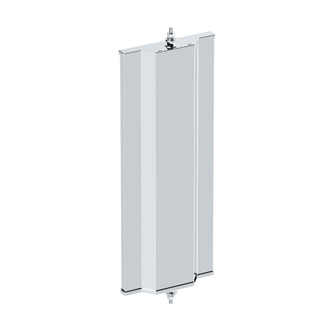 6" X 16" 430 Stainless Steel West Coast Mirror With Convex Lower Mirror - Non Heated