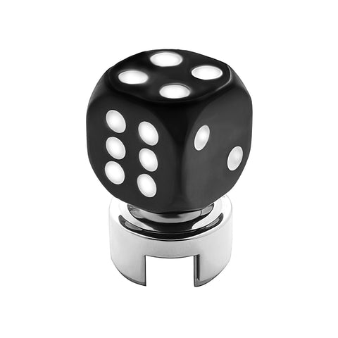 Black Dice Gearshift Knob With 13/15/18 Speed Adapter