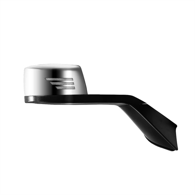 Chrome Hood Mirror Assembly With Sequential LED Turn Signal For 2018-2024 Volvo VNL - Passenger