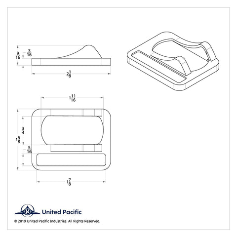 Chrome Plastic Rocker Switch Cover With Stainless Plaque For Peterbilt - Air Suspension