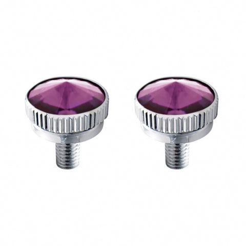 5mm CB Mounting Bolt With Purple Crystal (2-Pack)