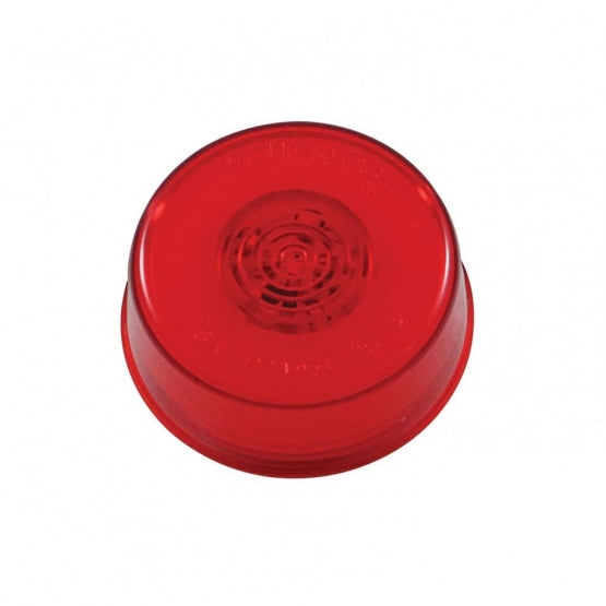 6 LED 2" Round GloLight (Clearance/Marker) - Red LED/Red Lens