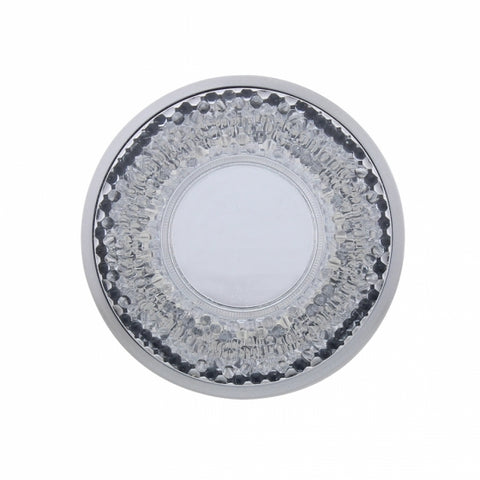 9 LED 2" Round Mirage Light (Clearance/Marker) - Red LED/Clear Lens