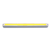 24 LED Dual Function 12" GloLight Bar With Bezel - Amber LED/Clear Lens