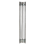 48" Tall 180 Degree Stainless Exhaust Muffler Shield For 5" Diameter Exhaust - Round Slot