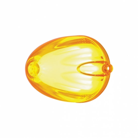 9 LED Dual Function GloLight Watermelon Grakon 1000 Style Cab Light - Amber LED/Amber Lens