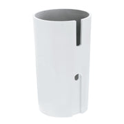 Plastic Lower Gearshift Knob Cover - Pearl White