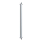 6" X 16" 430 Stainless Steel West Coast Mirror With Convex Lower Mirror - Non Heated