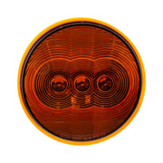 3 LED 4" Round Light(Turn Signal)-Amber LED/Amber Lens