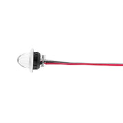 4 LED Dual Function 3/4" Mini Watermelon Light (Clearance/Marker) - Red LED/Clear Lens