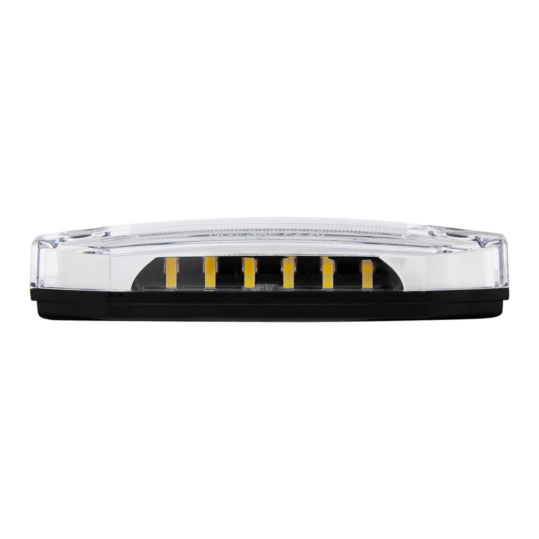 6 Red LED Light (Clearance/Marker) With 6 White LED Side Ditch Light